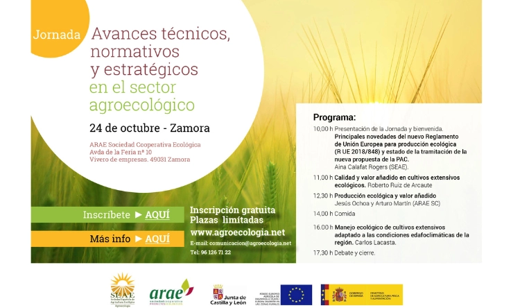 Avances técnico, normativos y estratégico en el sector agroecológico. Zamora.